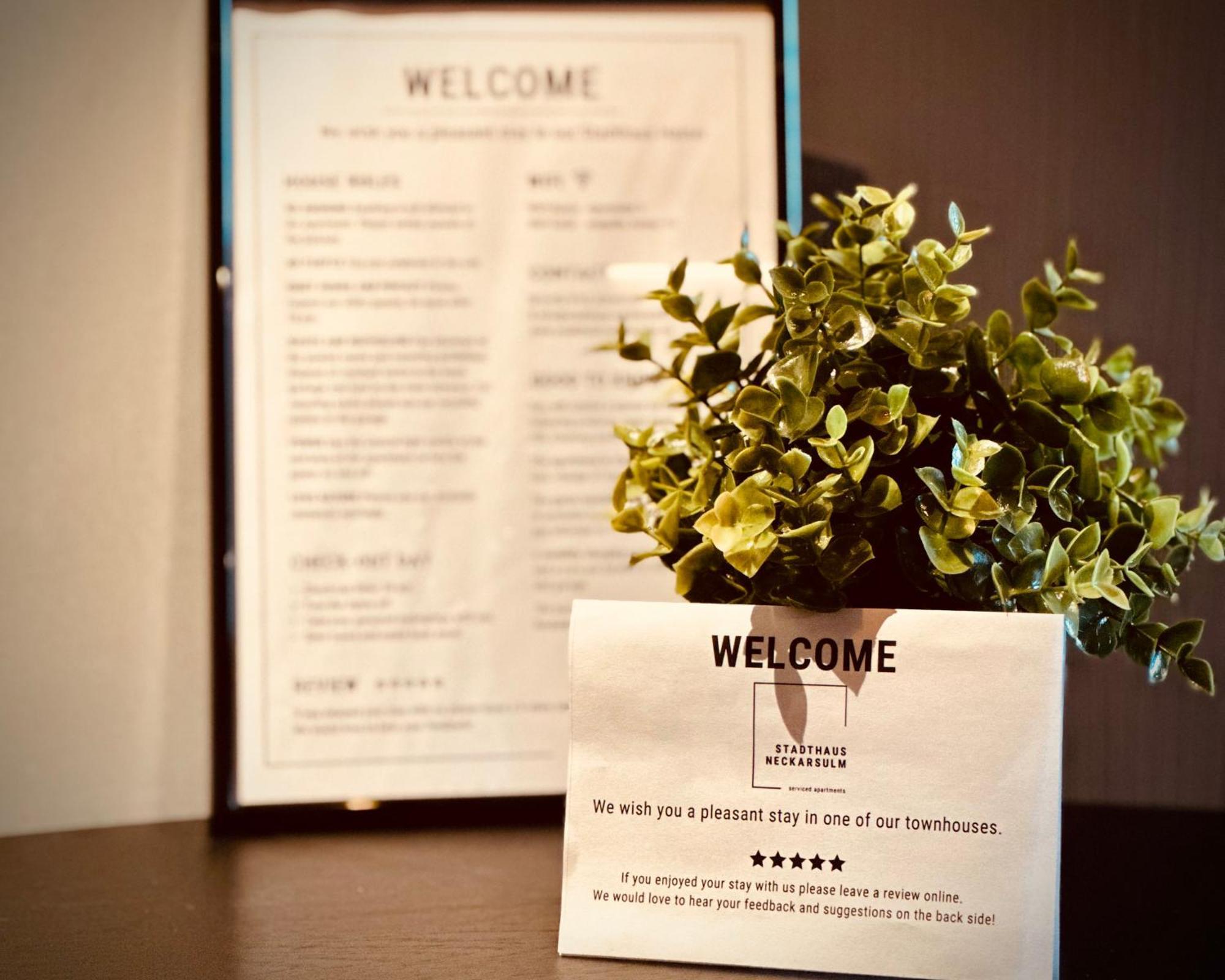 Stadthaus Neckarsulm Serviced Apartments - Stadthaus Heiner Екстериор снимка