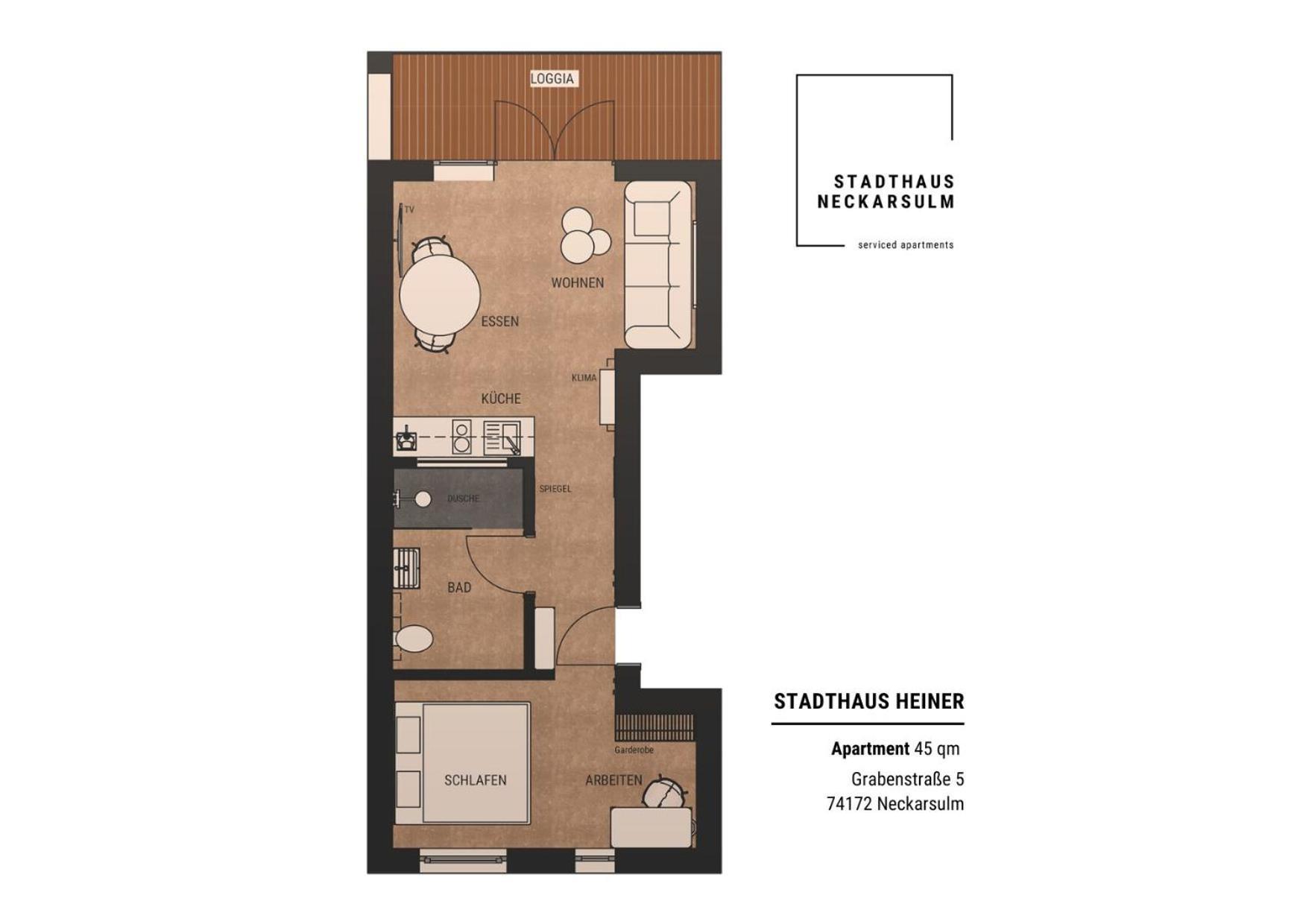 Stadthaus Neckarsulm Serviced Apartments - Stadthaus Heiner Екстериор снимка